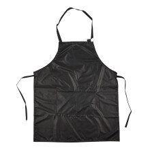 Waterproof Hairdresser Apron, Adjustable Salon Cape, Black & Yellow