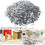 Stern-Glitzersticker 8-Punkt, Silber, PVC, 1 cm 5