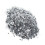Stern-Glitzersticker 8-Punkt, Silber, PVC, 1 cm 7