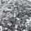 Stern-Glitzersticker 8-Punkt, Silber, PVC, 1 cm 10