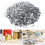 Stern-Glitzersticker 8-Punkt, Silber, PVC, 1 cm 15