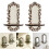 Unique Acrylic Mirror Leopard Print Wood Planter Shelf-2 pack 3