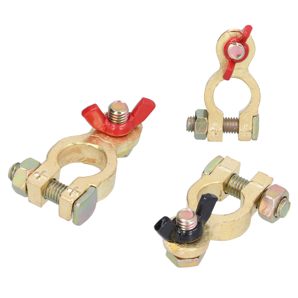 2 Pcs Battery Terminal Clamps Copper 7293282047877