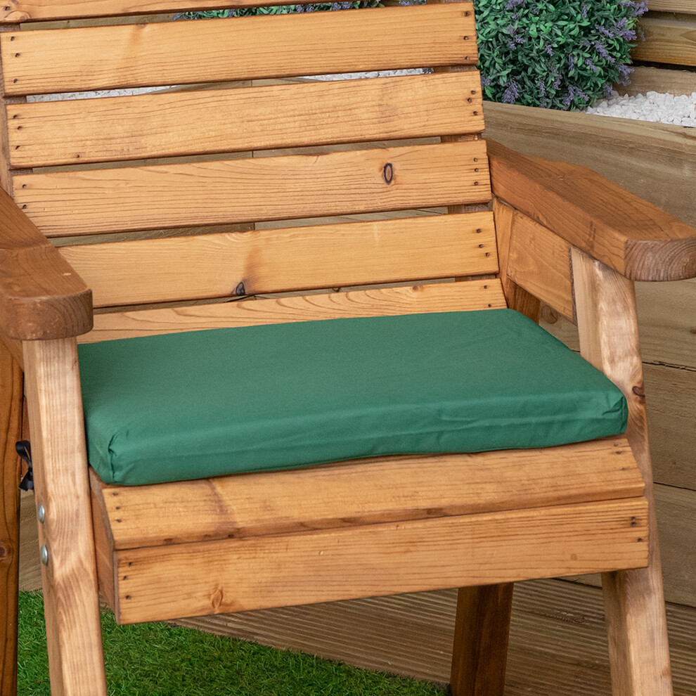 Charles Taylor 52 X 41Cm Cushion Base For Single Wooden Garden Chair In Green