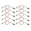 10Pcs 458mm 3Pin Servo Extension Cables – Durable Brass Insulation 1