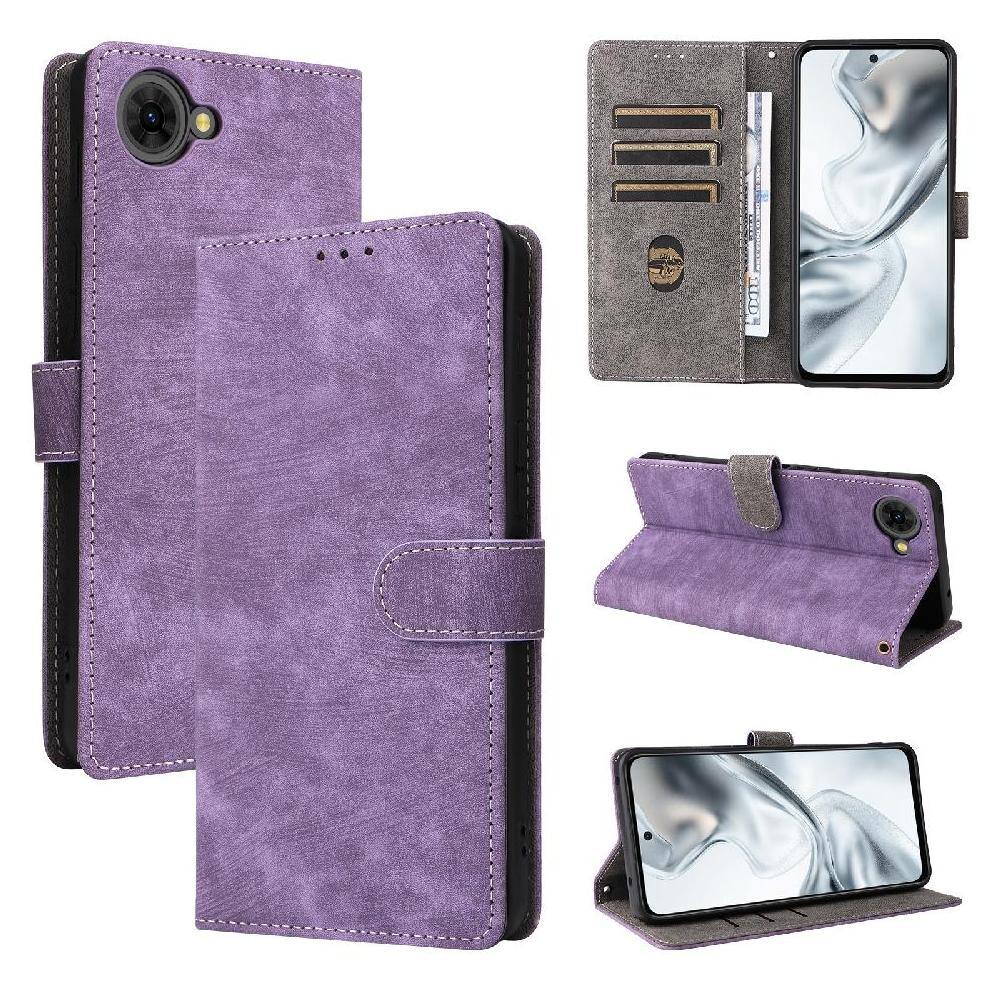 () Case For Zte Nubia S2r Magnetic Closure Pu Leather Rfid Blocking Flip Folio Wallet Card Slots Cover 764563197682