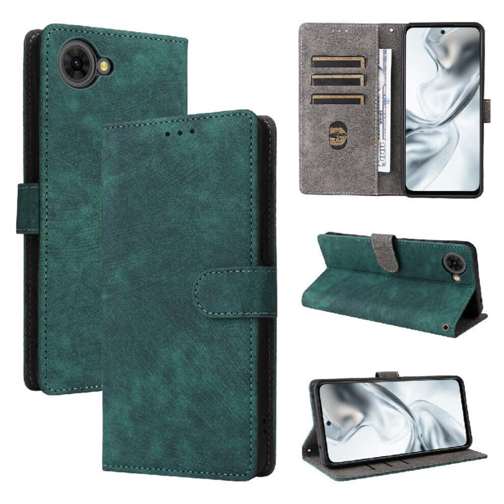 () Case For Zte Nubia S2r Magnetic Closure Pu Leather Rfid Blocking Flip Folio Wallet Card Slots Cover 764563197699