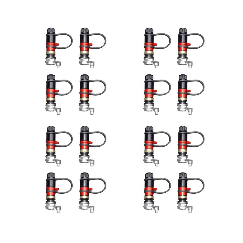 Car Pressure Relief Valve Off-Road Sand Tire Quick Release Valve Desert Tire Quick Release Valve 16Pcs Short Style 6034060421936