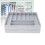 Foldable Plastic Expandable Desk Organizer Tray - Grey, Multi-Level 4