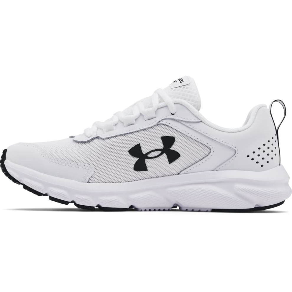 Under Armour Women's Charged Assert 9, White (101)/Black, 11 Us