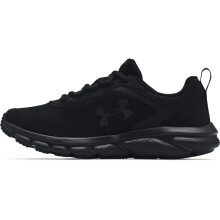 Under Armour Damernas Charged Assert 9, Svart (002)/Svart, 6 M US