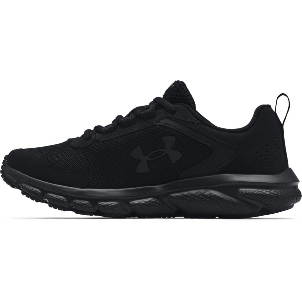 Under Armour Women's Charged Assert 9, Black (002)/Black, 6 M Us