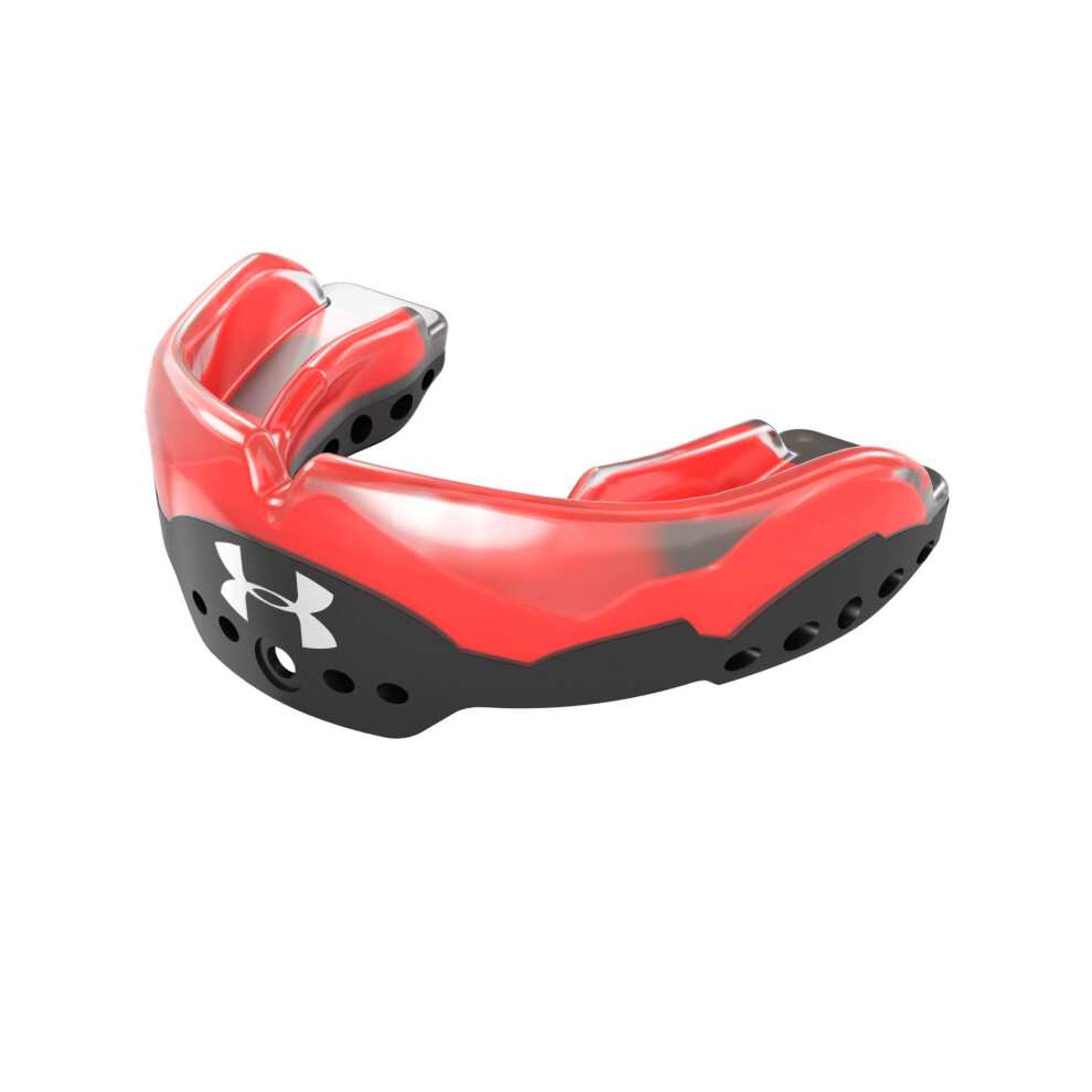 Under Armour Gameday Elite Mouth Guard For Football, Lacrosse, Basketball, Hockey, Boxing Etc. Sports Mouthguard. Includes Detachable Helmet Strap. Pr