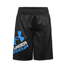Under Armour Jongens' Prototype Performance Shorts, Elastische Tailleband, Lichtgewicht & Sneldrogend, Symbool Zwart, 5