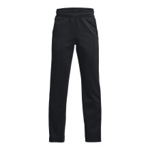 Under Armour Jongens ArmourFleece Rechte Pantalon, (001) Zwart / Zwart, Jeugd Medium