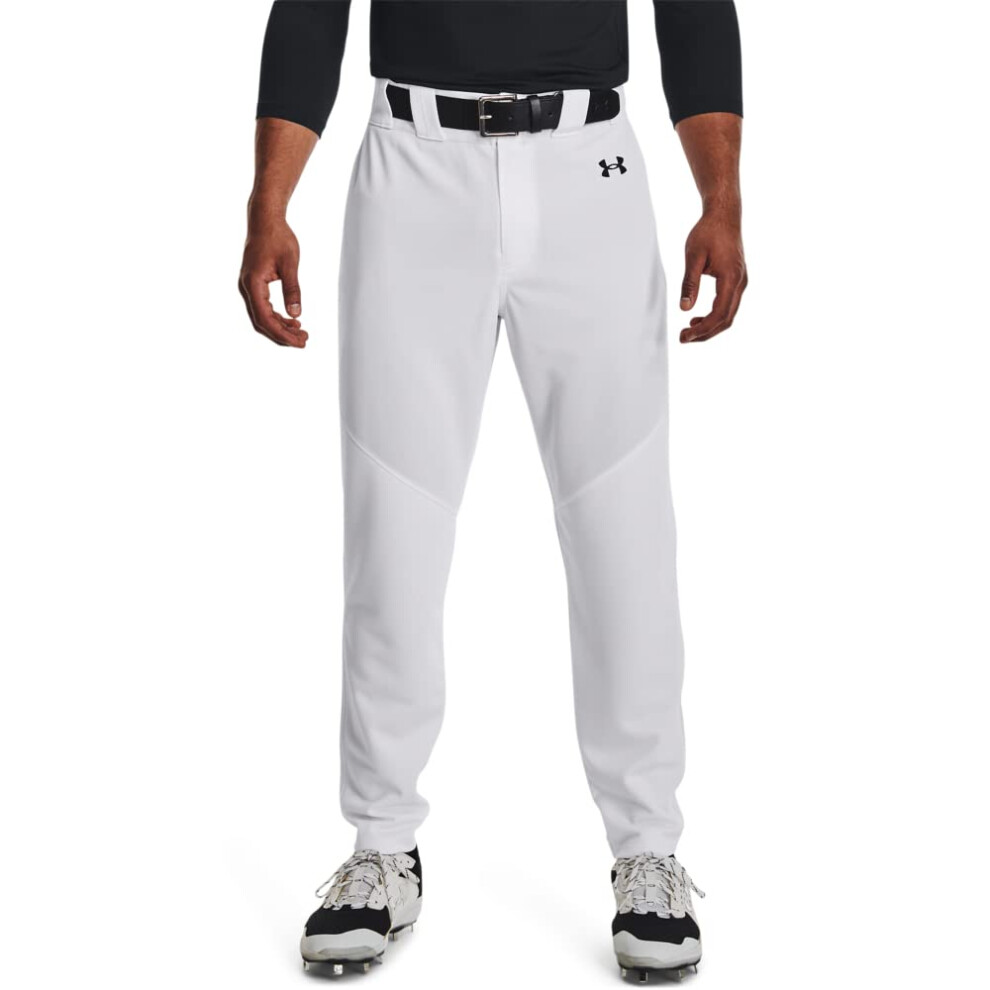Under Armour Men's Utility Baseball Pants 22, (100) White / / Black, XX-Large