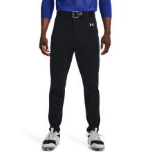 Under Armour Heren Utility Baseball Broek 22, (001) Zwart / Wit, Klein