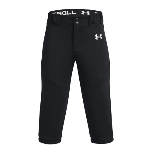 Under Armour Under Armour Drenge Utility Baseball Knicker, (001) Sort / Hvid, Medium