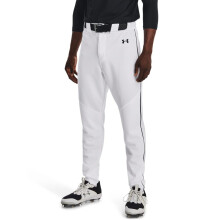 Under Armour Heren Utility Baseball Straight Leg Pant Pipe 22, (100) Wit/Zwart/Zwart, X-Large