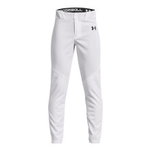 Pantalón de béisbol Utility para niños Under Armour, (100) Blanco / Negro, X-Large