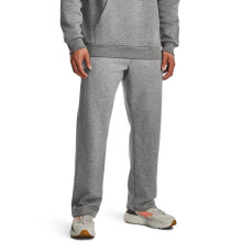 Under Armour Herrer Rival Fleece Bukser, (025) Castlerock Light Heather / Hvid, X-Large Tall