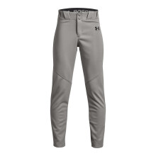 Pantalón de béisbol Utility para niños Under Armour, (080) Gris / Negro, Pequeño