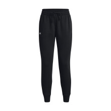 Under Armour Kvinders Rival Fleece Joggers, (001) Sort / Hvid, Medium Tall