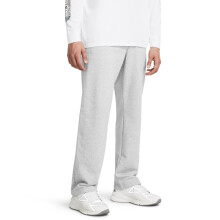 Pantaloni Rival Fleece Under Armour Uomo, (011) Grigio Chiaro / Bianco, XX-Large