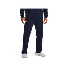 Under Armour Herre Rival Fleece Bukser, (410) Midnight Navy / White, Large Tall