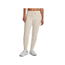 Under Armour Dames Rival Fleece Joggers, (783) Oatmeal Light Heather / White, Medium