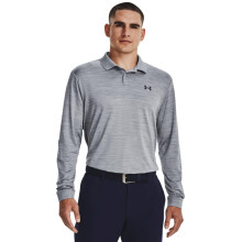 Polo a Maniche Lunghe Under Armour 3.0 Performance, (035) Acciaio Chiaro / Grigio Pitch, XX-Large