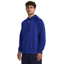Under Armour Heren Rival Fleece Hoodie, (400) Royal / / Wit, X-Large