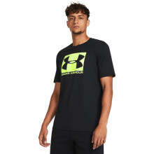 Under Armour Herr Boxed Sportstyle Kortärmad T-Shirt, (004) Svart / / Hög-Syn Gul, X-Small