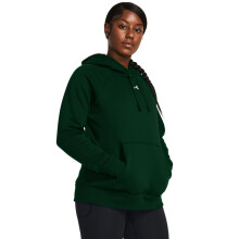 Under Armour Dames Rival Fleece Hoodie, (301) Forest Green / White, M