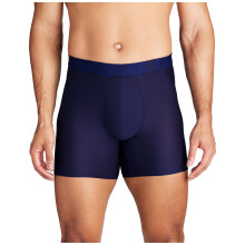 Under Armour Performance Tech Mesh Boxerjock 6in 3 Pacco, Blu Notte - Pacco Core 3, XS