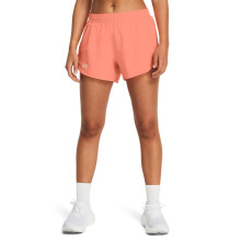 Shorts Under Armour Donna Fly by, (897) Arancione Flare/Flare Arancione/Riflettente, XX-Large