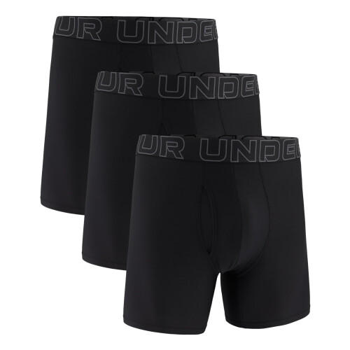 Under Armour Under Armour Performance Tech Mesh Boxerjock 6in 3 Pezzi, Nero - Core 3 Pezzi, XS