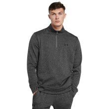 Felpa con Zip Under Armour Uomo Armour Fleece Twist, (026) Castlerock / Nero, Small