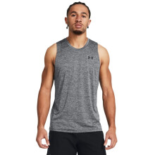 Canotta Under Armour Uomo Tech, (025) Castlerock / Nero, X-Large Alto