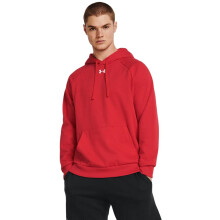 Felpa con Cappuccio Rival Fleece Under Armour Uomo, (601) Rosso / Bianco, XX-Large