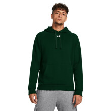 Under Armour Heren Rival Fleece Hoodie, (301) Forest Green / White, X-Large