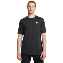 T-Shirt a Maniche Corte Branded Under Armour Project Rock, (001) Nero / Bianco, Grande