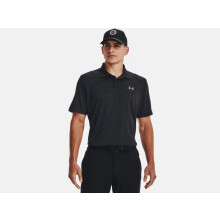 Under Armour 1377376-1-LG Herr UA Matchplay Randig Polo Svart LG