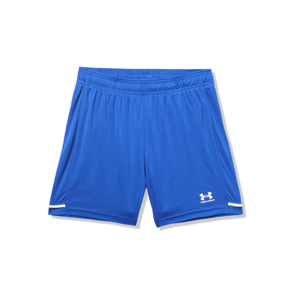 Under Armour Boys Challenger Shorts, (400) Royal / / White, X-Small