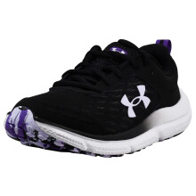 Sneaker Under Armour Women's Charged Assert 10, Nero/Nero/Viola Salata, 8.5