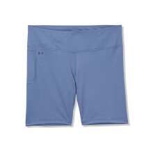 Shorts da bici da donna Under Armour Motion, (045) Grigio Downpour / Blu Mezzanotte, Piccolo