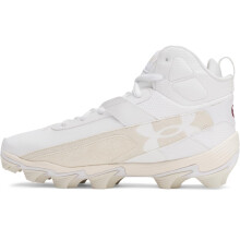 Under Armour Heren Harper 10 RM Honkbal Schoenen, (100) Wit/Stone/Brownstone, 7, US