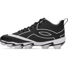 Under Armour Herre Leadoff Icon Mid Baseball Cleats, (001) Sort/Sort/Anthracite, 9.5, US