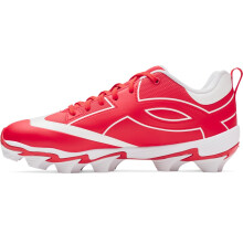Scarpe da Baseball Under Armour Leadoff Icon Low RM da Uomo, (600) Rosso/Bianco/Rosso, 10, US