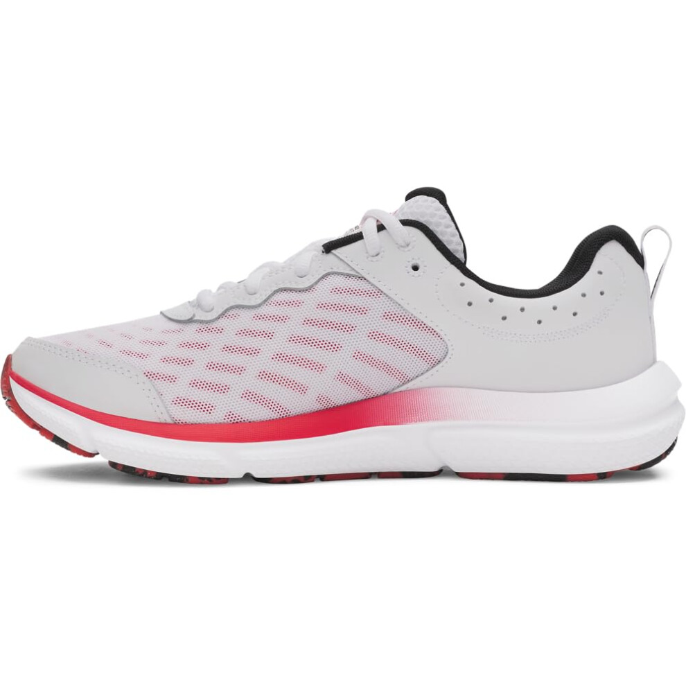 Under Armour Men's Charged Assert 10, (111) /Racer /, 9, Us White/Red/Black